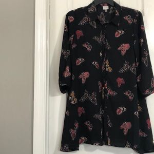 Cupio Sheer Tunic Top